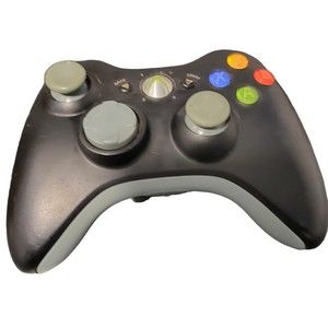 Microsoft‎ Xbox 360 Matte Black Wireless Video Game Controller Gamepad